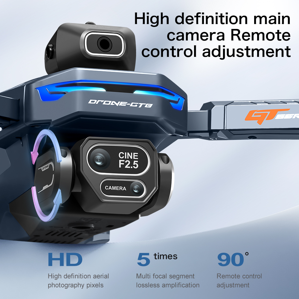 طائرة بدون طيار GT8 HD الجديدة - مراجعة Drone Video Production وسعره