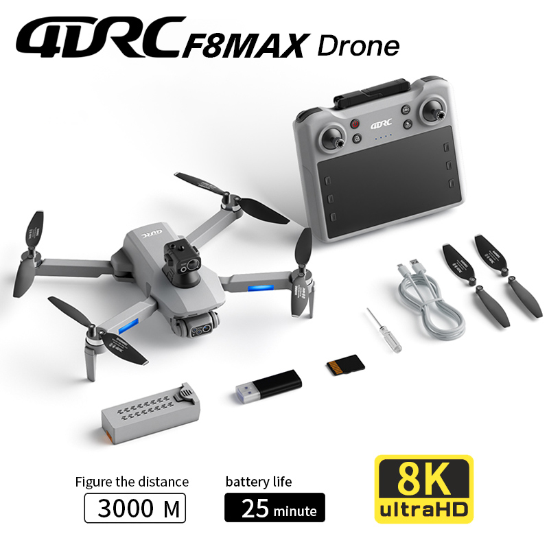 F8 MAX GPS الطائرة بدون طيار ا - مراجعة Drone Mapping وسعره
