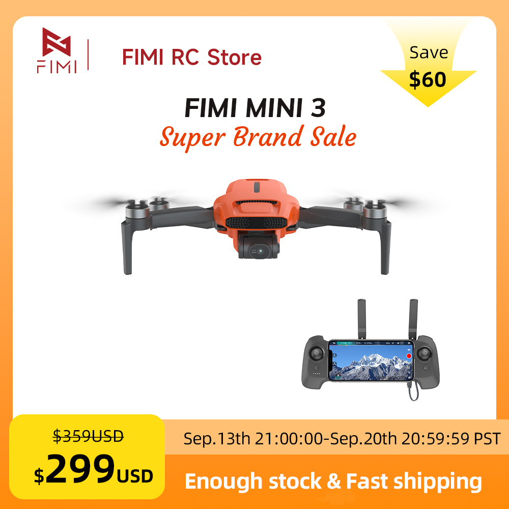 طائرة بدون طيار FIMI MINI 3 مع - مراجعة Drone Video Production وسعره